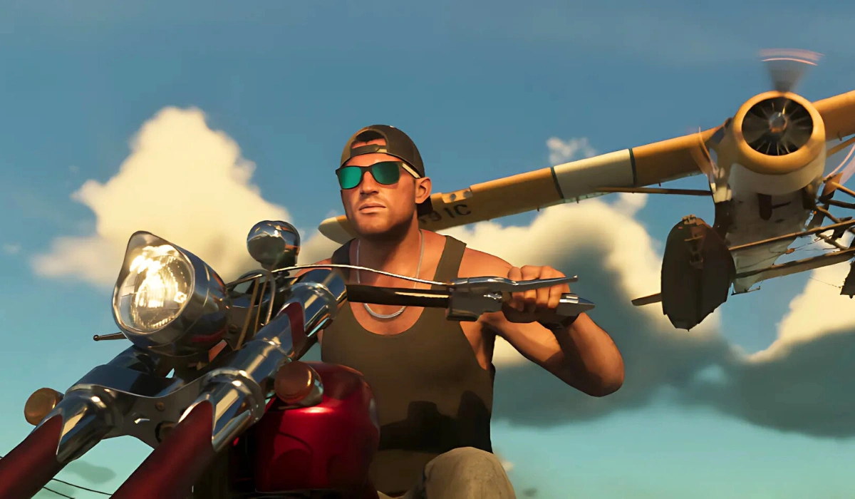 GTA 6 Bike Chase