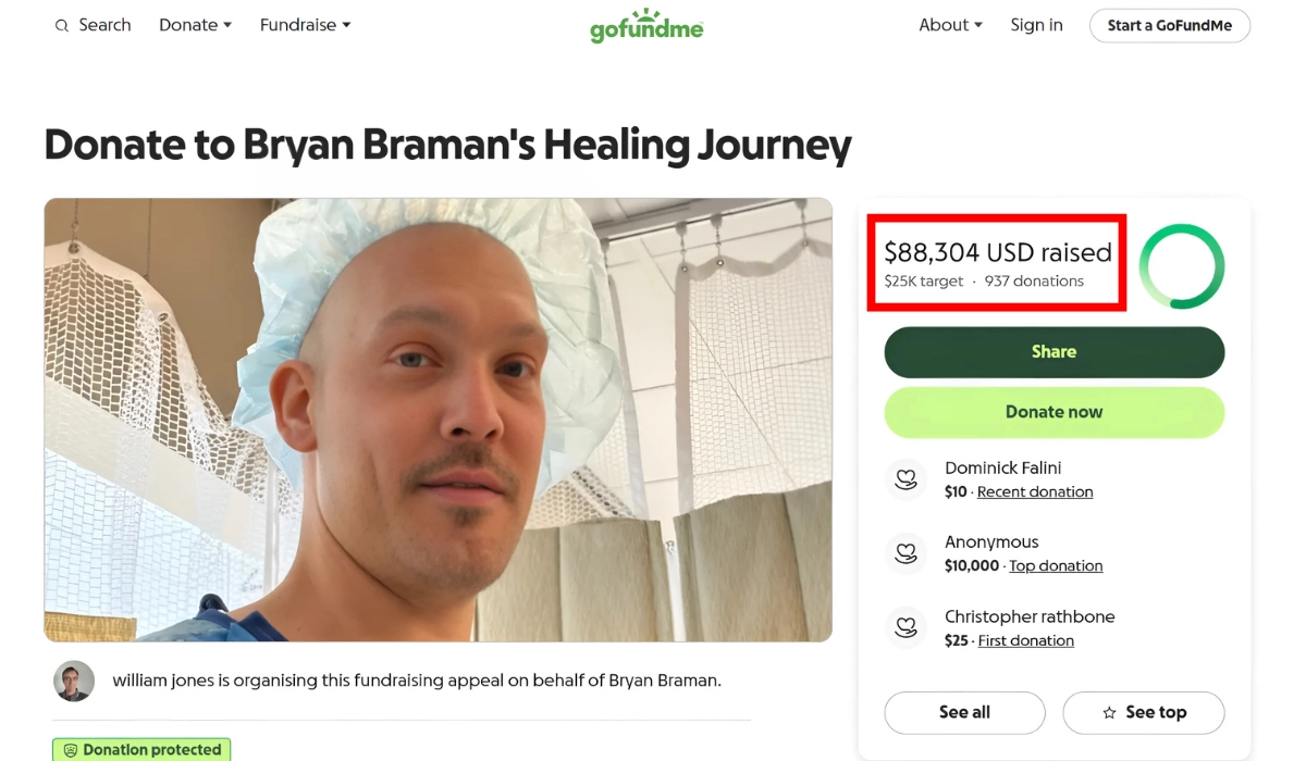 Bryan Braman GoFundMe