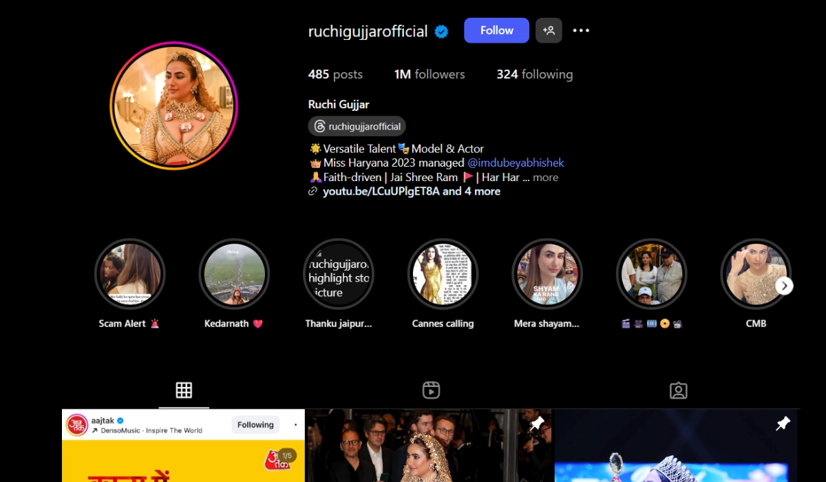 Ruchi Gujjar Instagram
