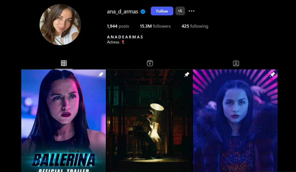 Ana De Armas Instagram