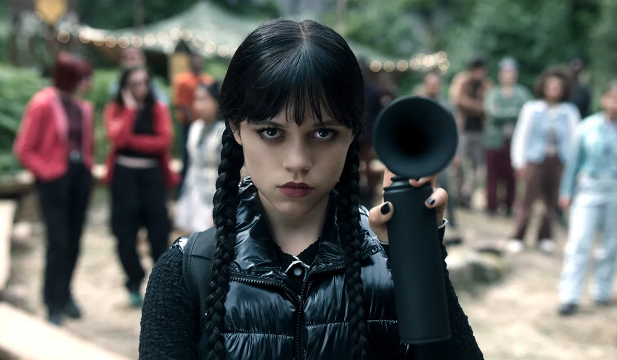 Jenna Ortega as Wednesday Addams