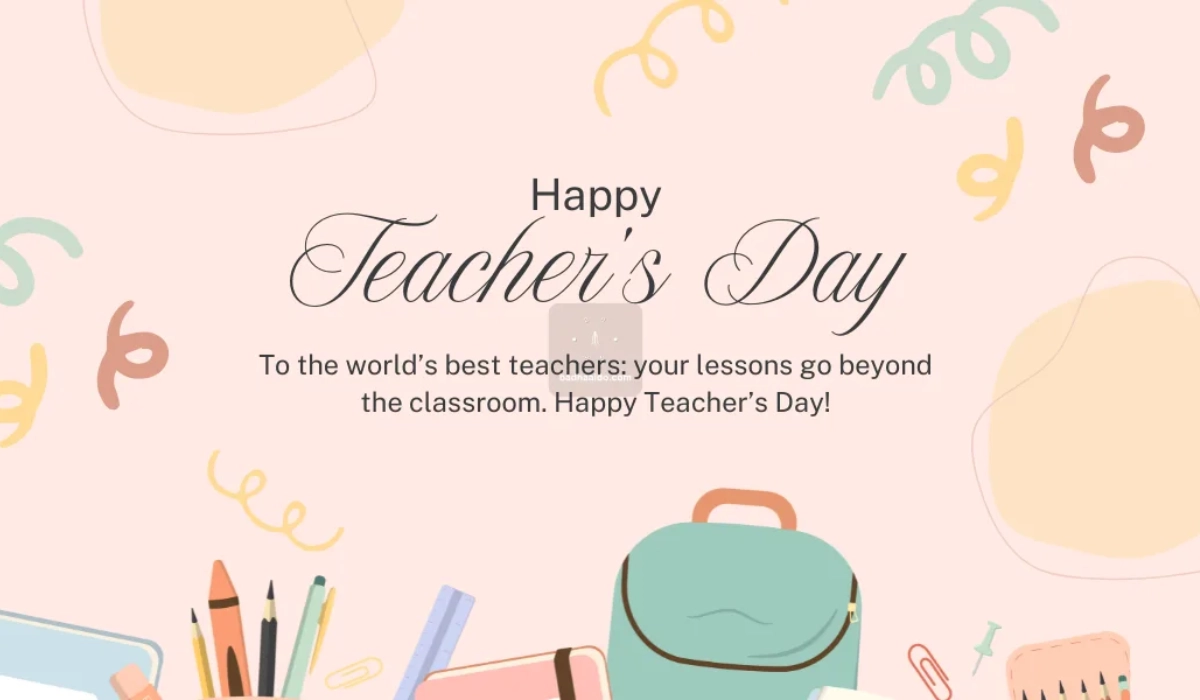 Happy Teachers' Day 2025 Wishes Images