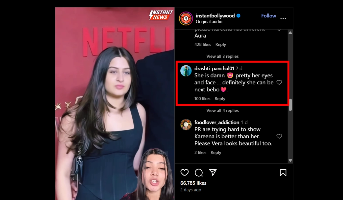 Vera Bedi social Media Reaction