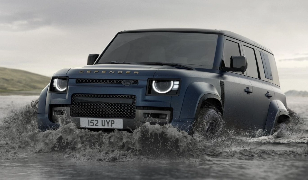 land rover defender water wading