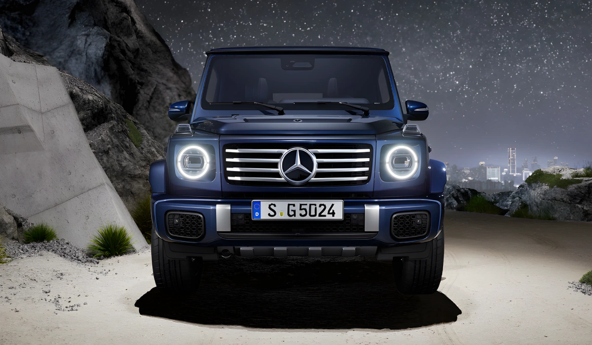 mercedes benz g wagon blue