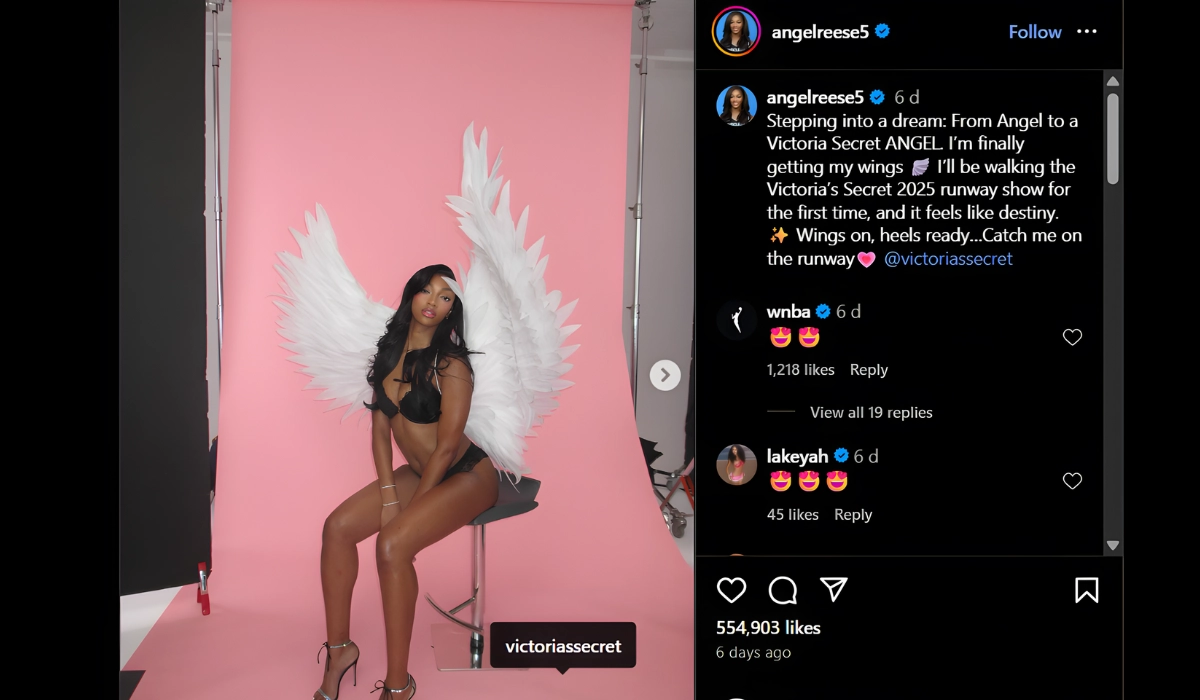 Angel Reese Instagram post