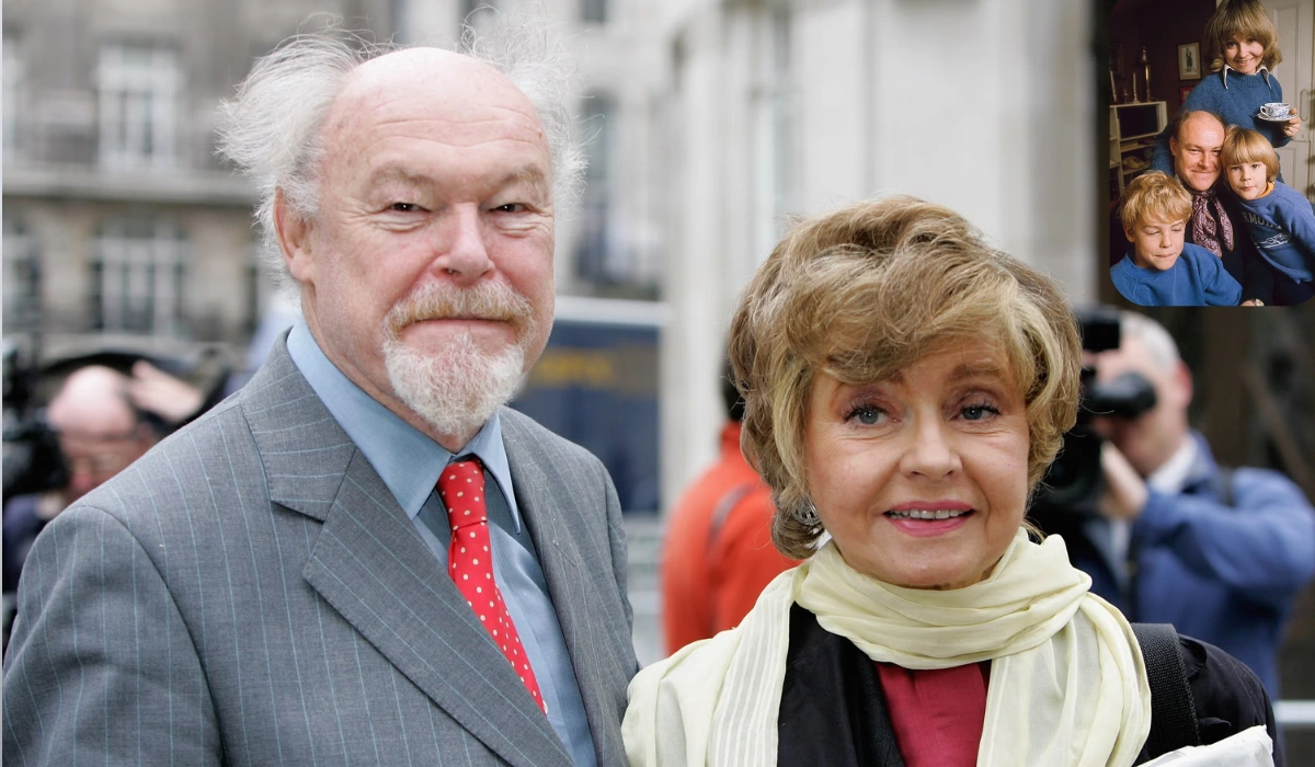 prunella scales husband sons