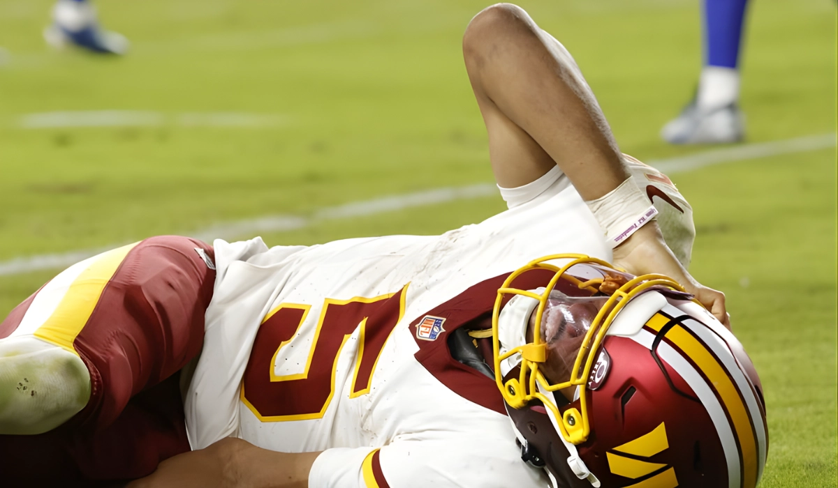 jayden daniels arm injury