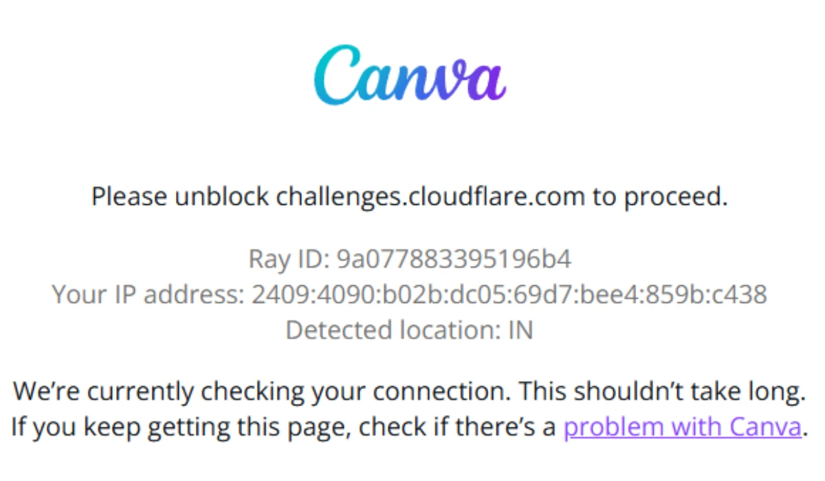 Canva Down