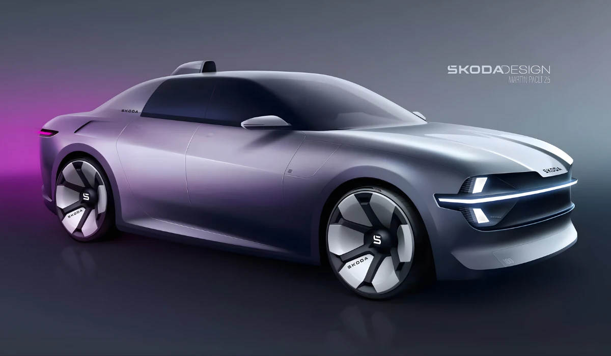 Skoda 100 sedan concept 2025