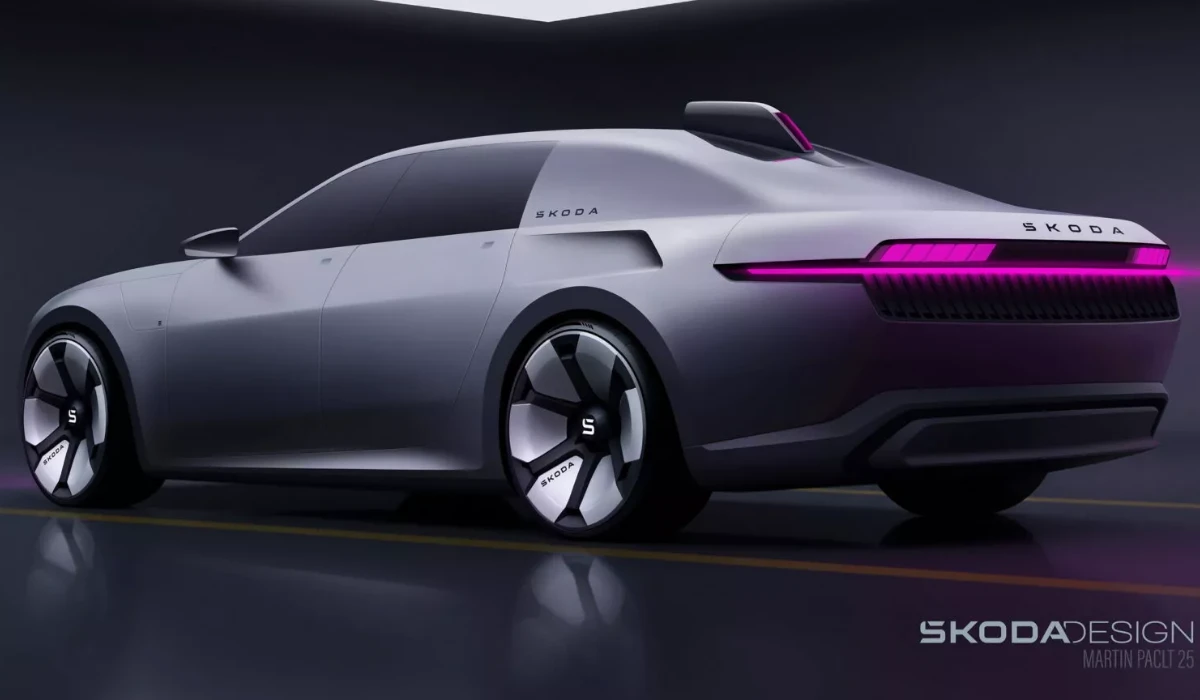 Skoda 100 sedan concept 2025