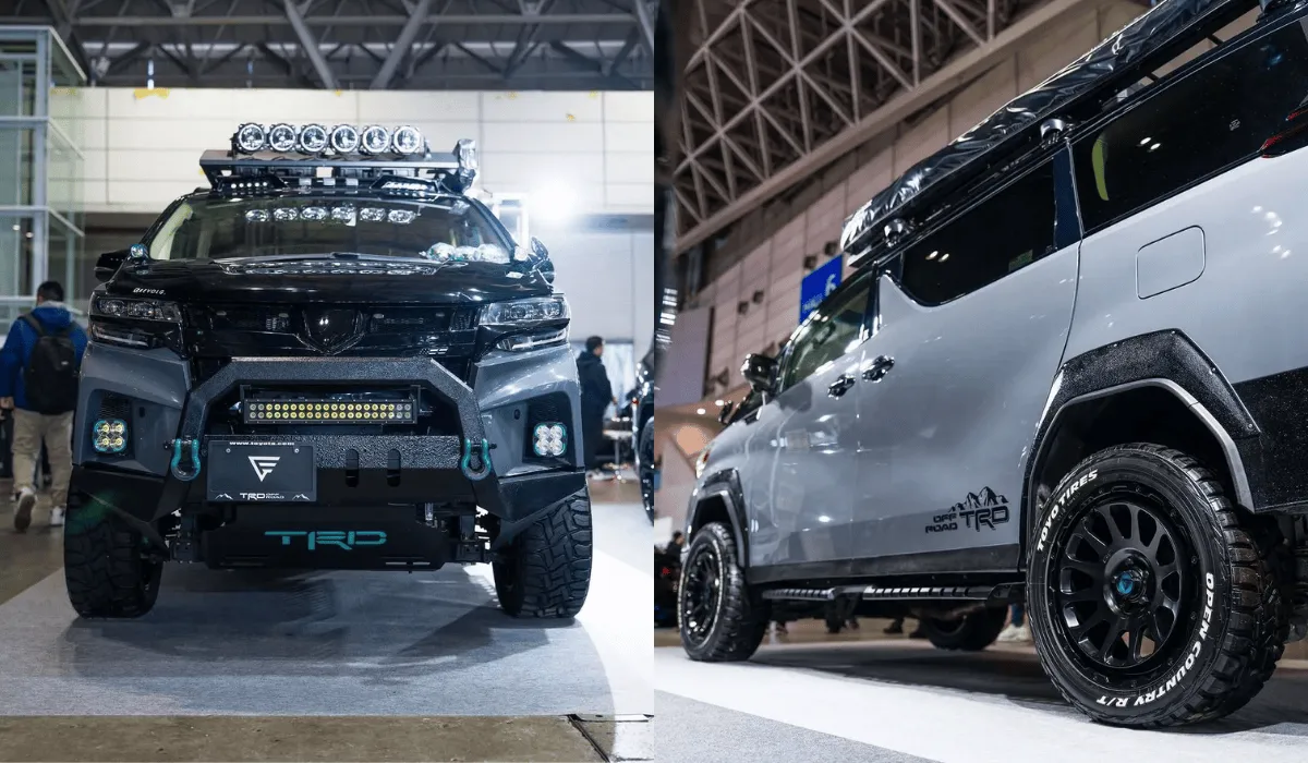 Modified Toyota Alphard minivan