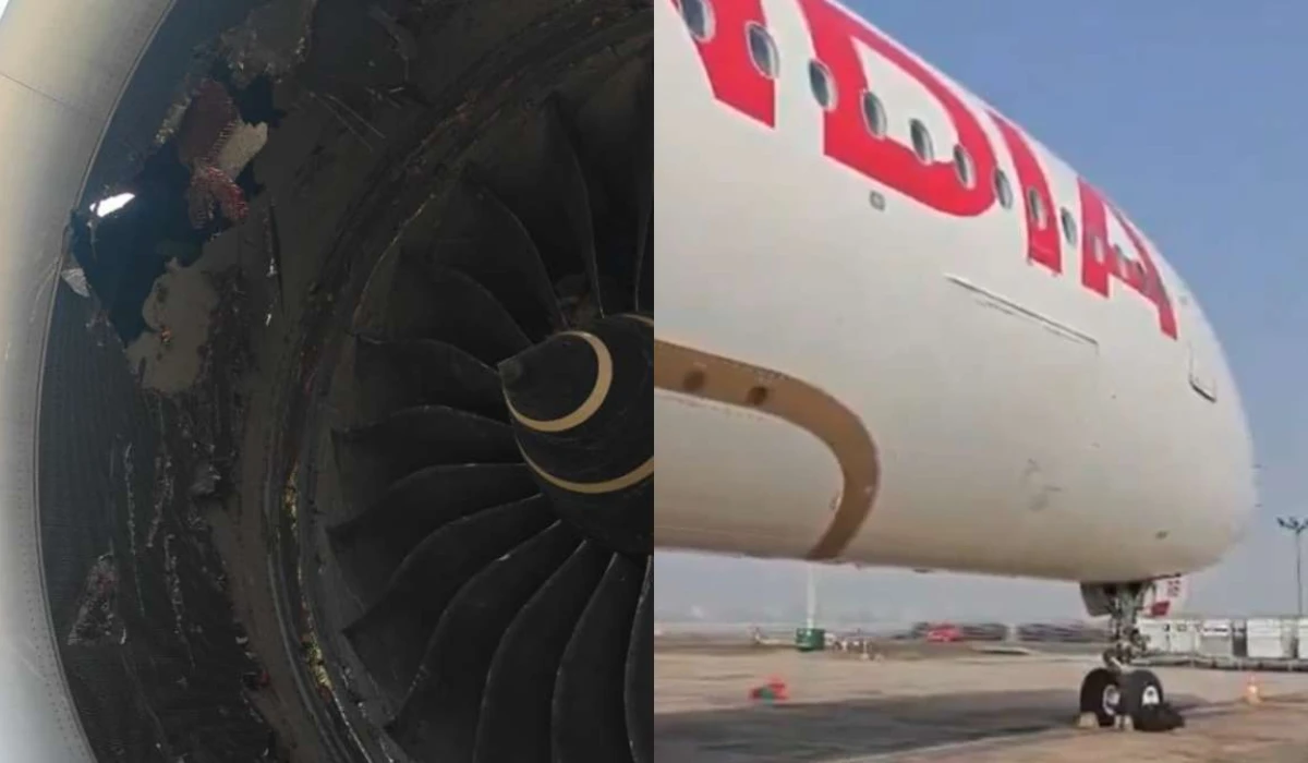  Air India Plane and Damaged