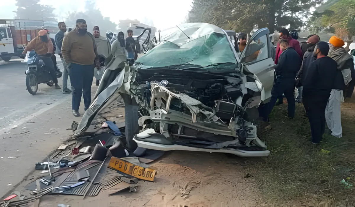SUV-Truck Crash in Mohali