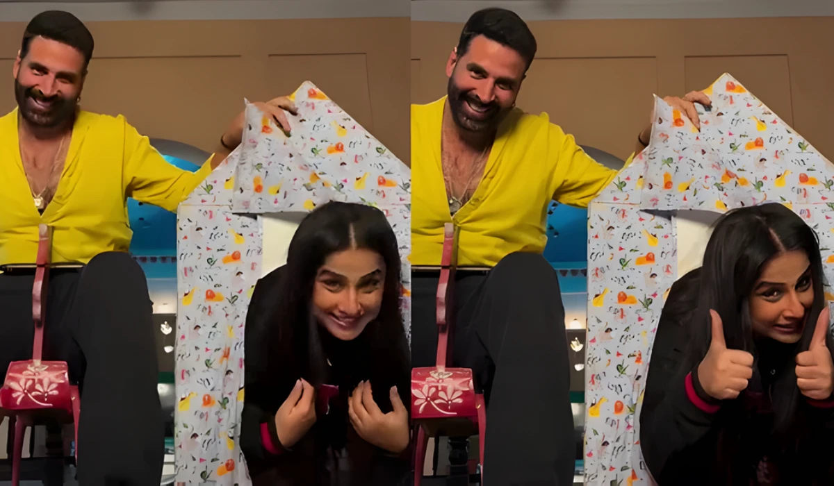 Akshay Kumar and Vidya Balan