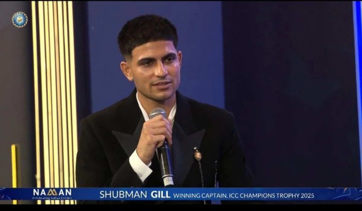 shubman gill champions trophy error