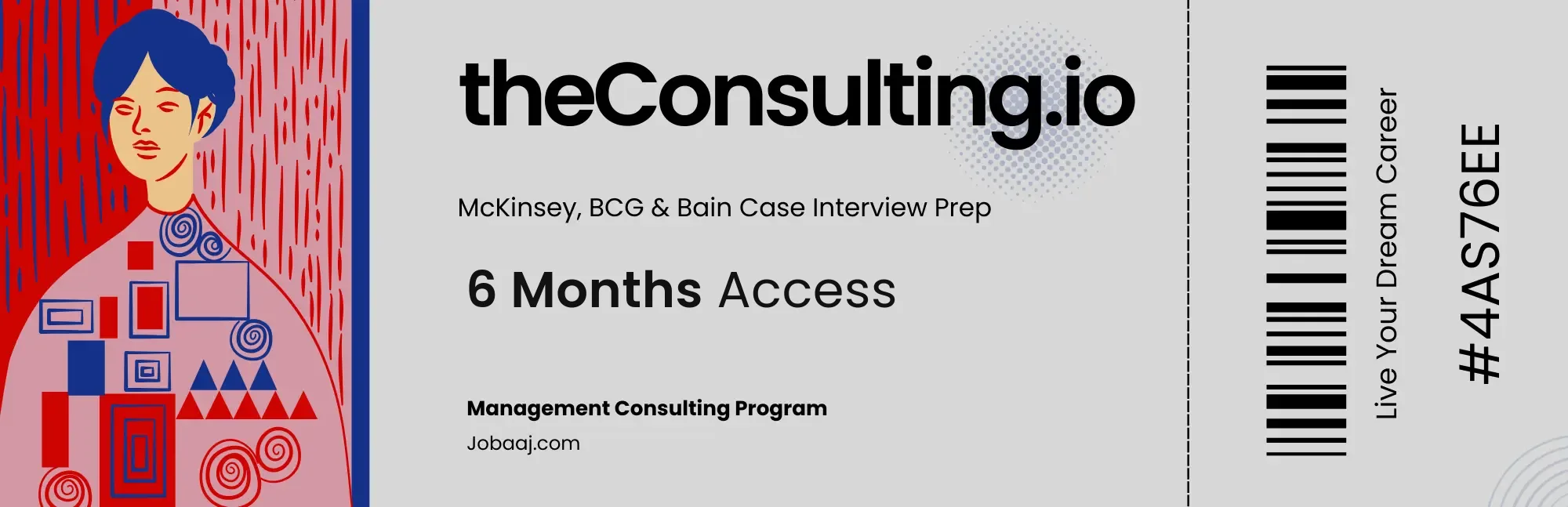 6 months access to TheConsulting.io McKinsey, BCG and Bain case interview prep