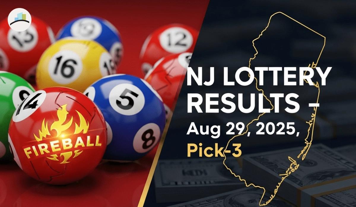 NJ Lottery Results Today, August 29, 2025 Check Pick3 Winning Numbers