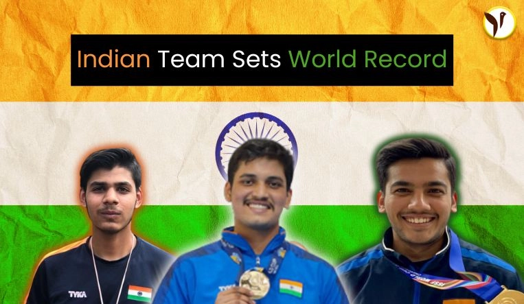 Indian Men's 10m Air Rifle Team Breaks World Record to Win Gold at ...