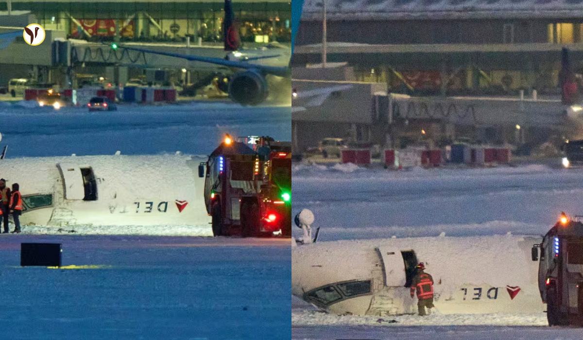 All on Board Survive After Delta Plane Crashes at Toronto Airport