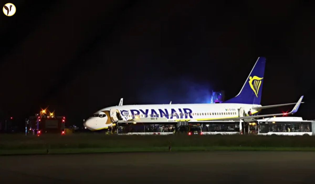 Ryanair flight turbulence