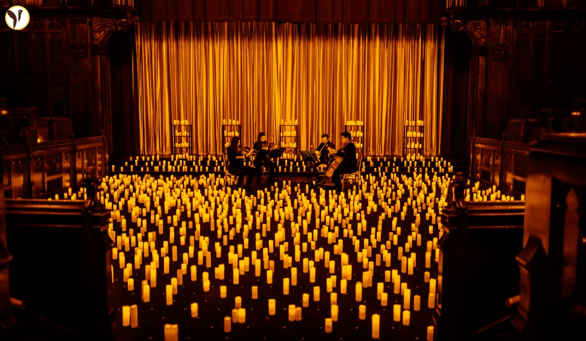 Candlelight tribute to Adele
