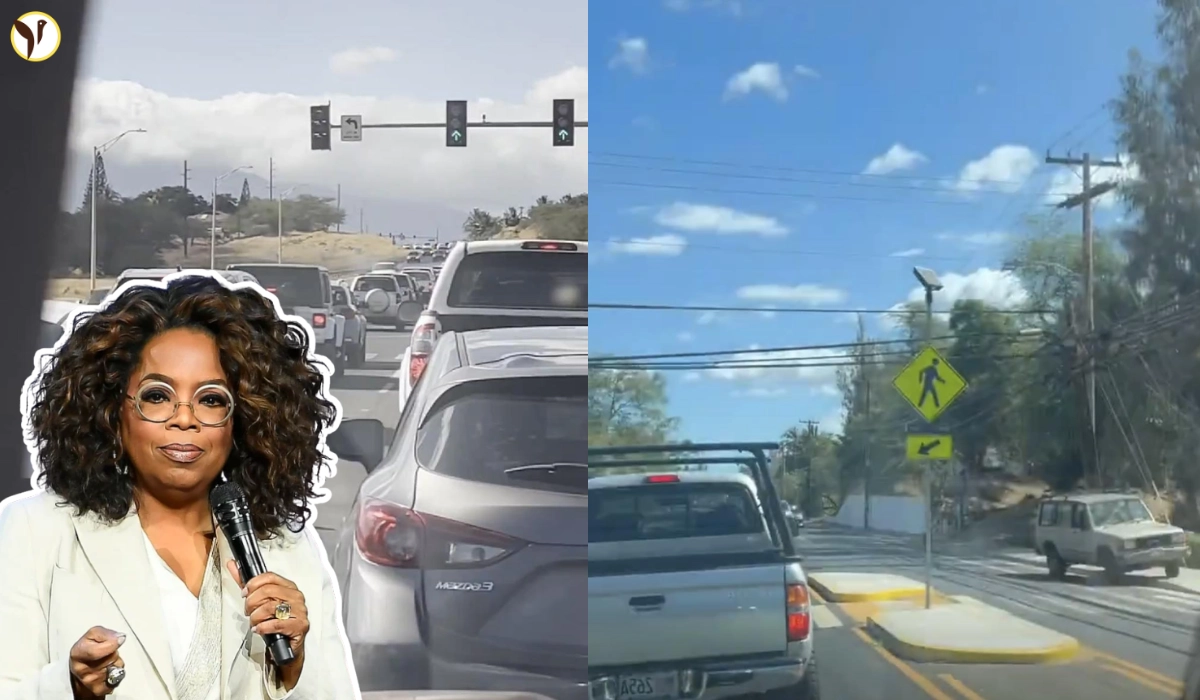 Oprah Winfrey Maui Road Closure