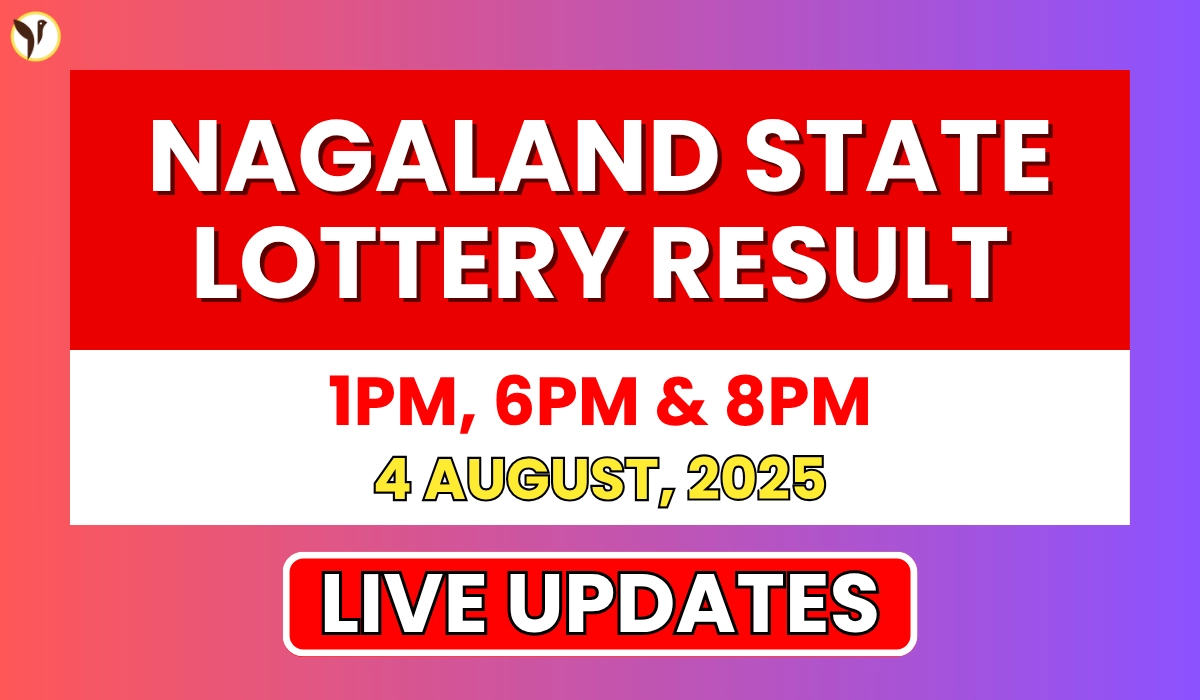 Nagaland State Lottery Result Today 8 PM 4 August 2025