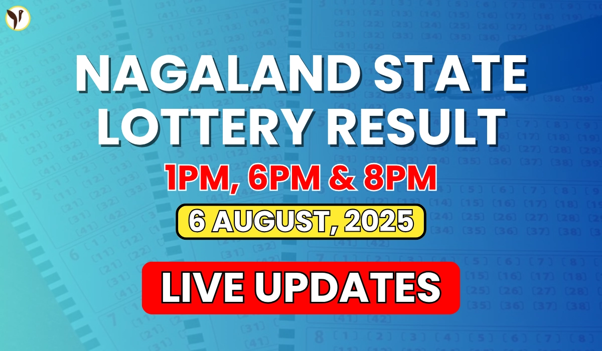 Nagaland Lottery Result Today 6 August 2025