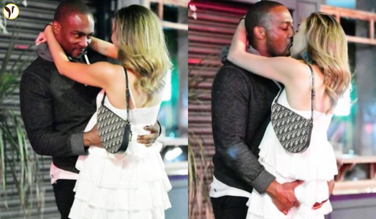 Anthony Mackie Spotted Kissing Mystery Woman in London