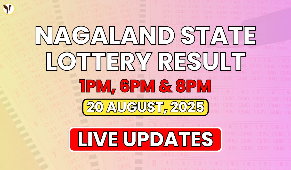 Nagaland State Lottery Result Today 8 PM 20 August 2025