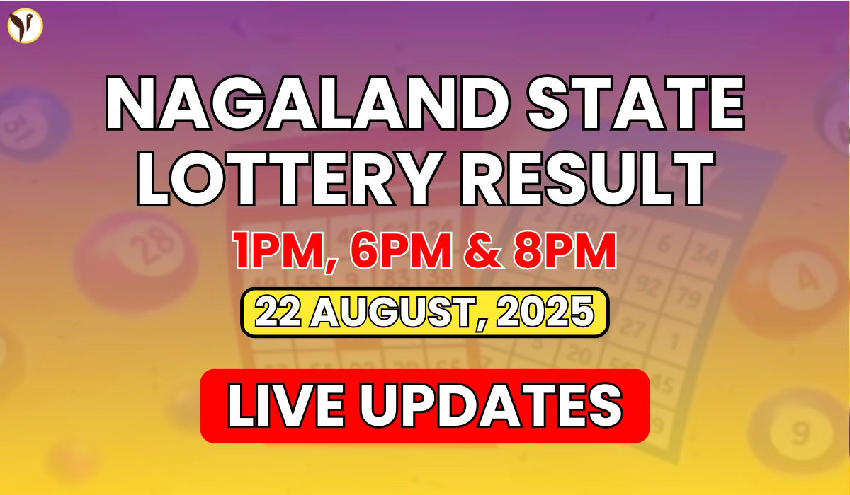 Nagaland State Lottery Result Today 22 August 2025 Friday