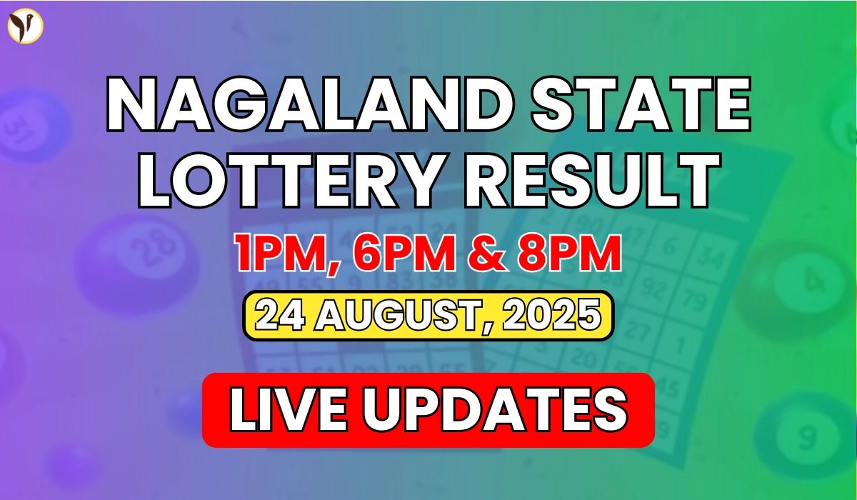 Nagaland State Lottery Result Today 8 PM 24 August 2025