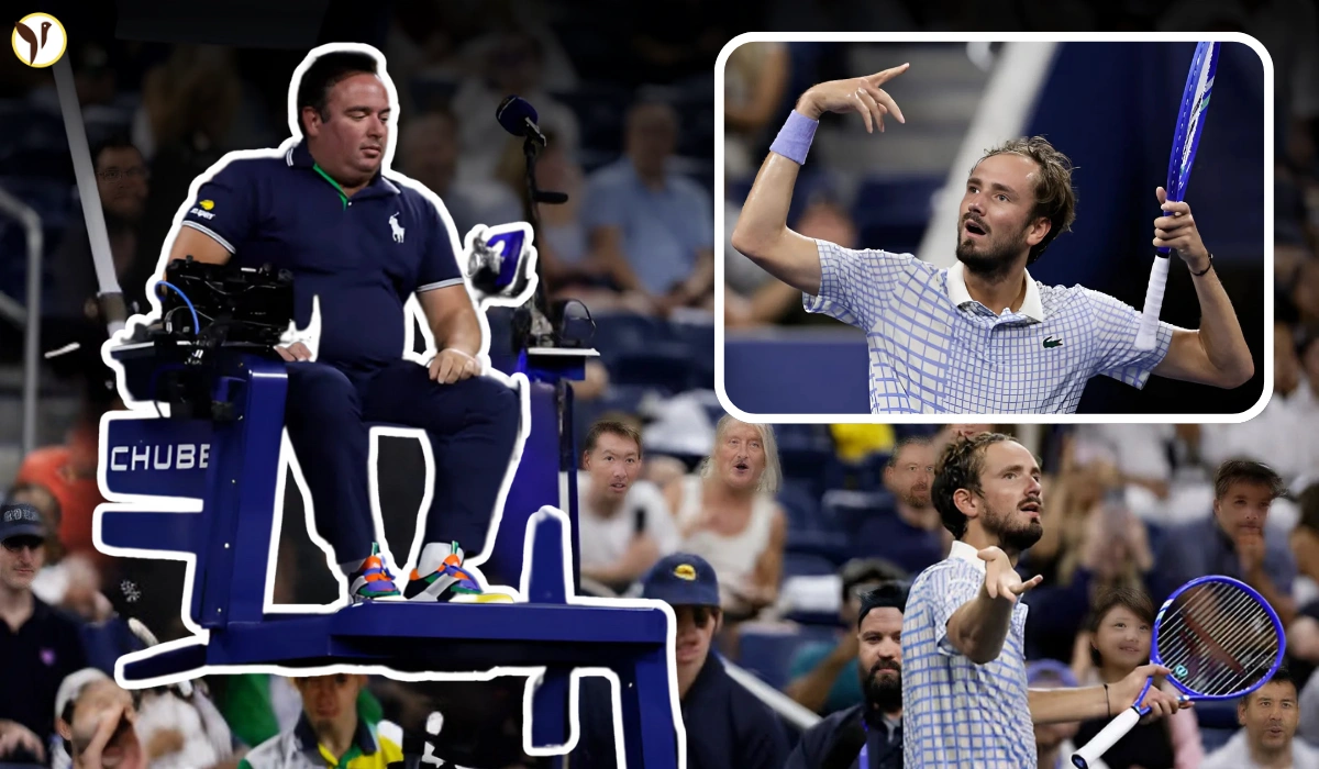 Medvedev vs Bonzi Match Delay