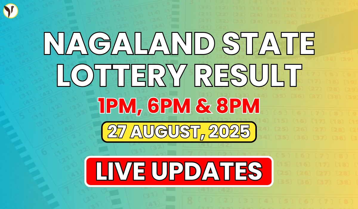 Nagaland State Lottery Result Today 8 PM 27 August 2025 
