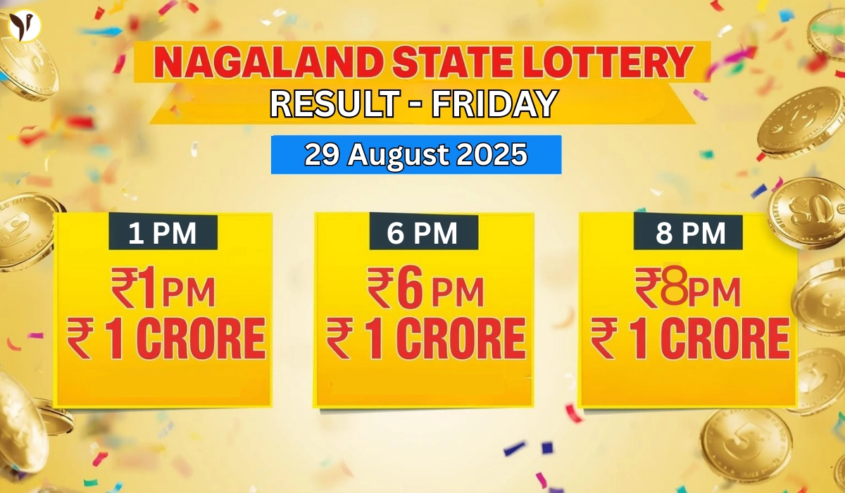 Nagaland State Lottery Result Today 29 August 2025 Friday