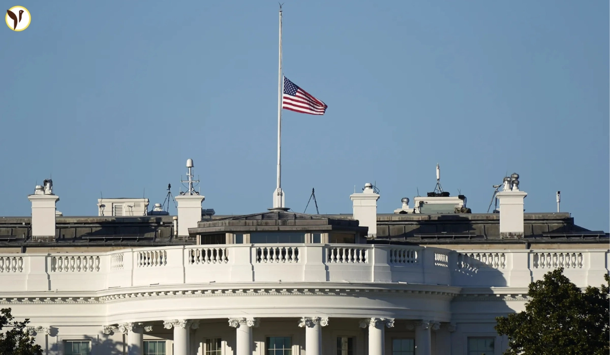 White House Flag at Half-Staff