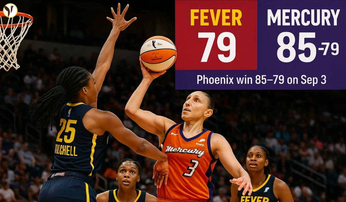 Fever vs Mercury, Phoenix Mercury, Indiana Fever
