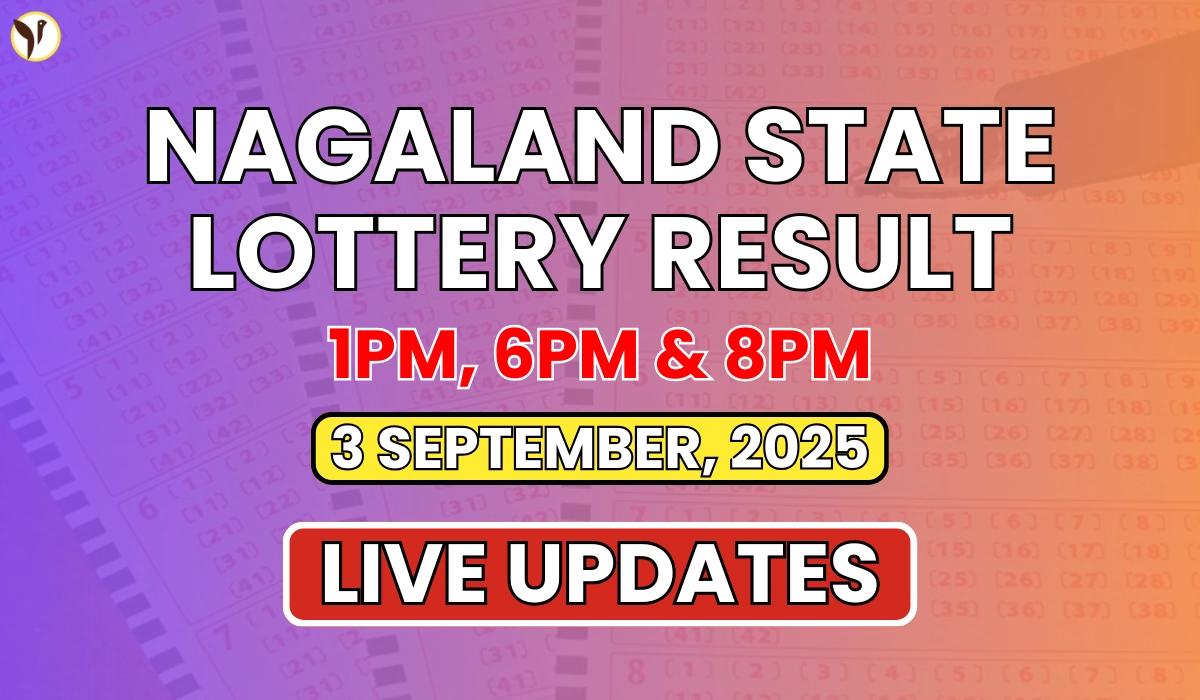 Nagaland State Lottery Result Today 8 PM 3 September 2025 