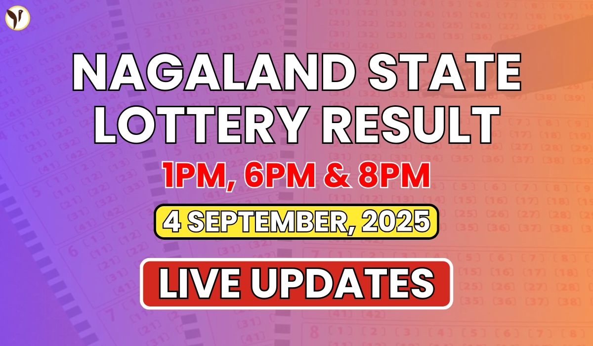 Nagaland State Lottery Result Today 8 PM 4 September 2025 