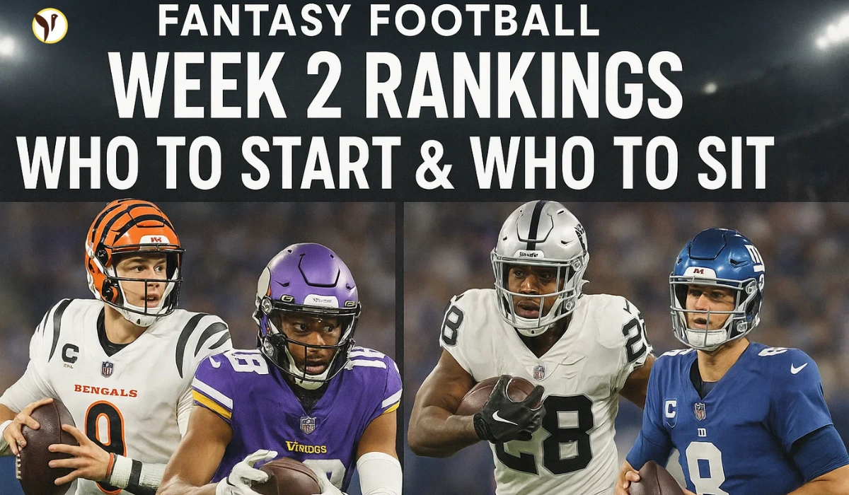 week 2 fantasy rankings