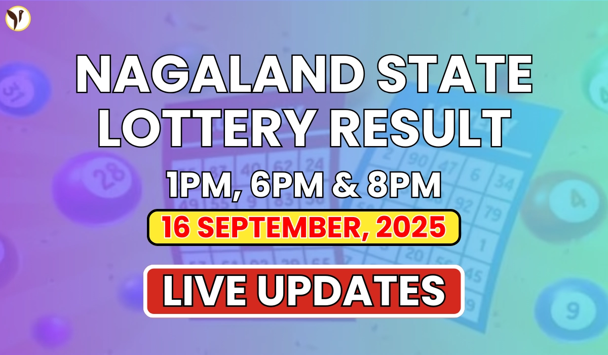 Nagaland State Lottery Result Today 8 PM 16 September 2025 
