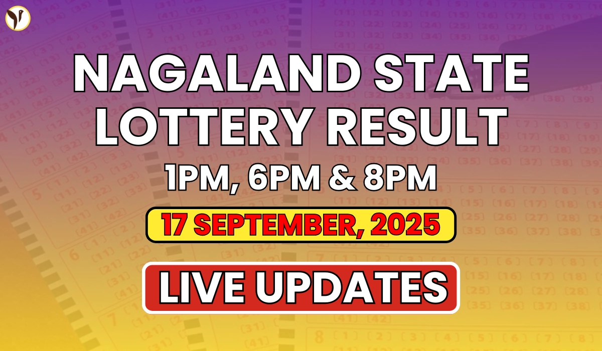 Nagaland State Lottery Result Today 8 PM 17 September 2025 