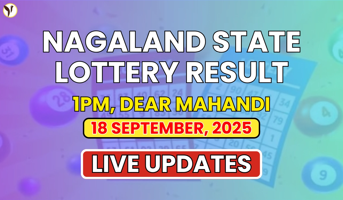 Nagaland State Lottery Result Today 1 PM 18 September 2025 
