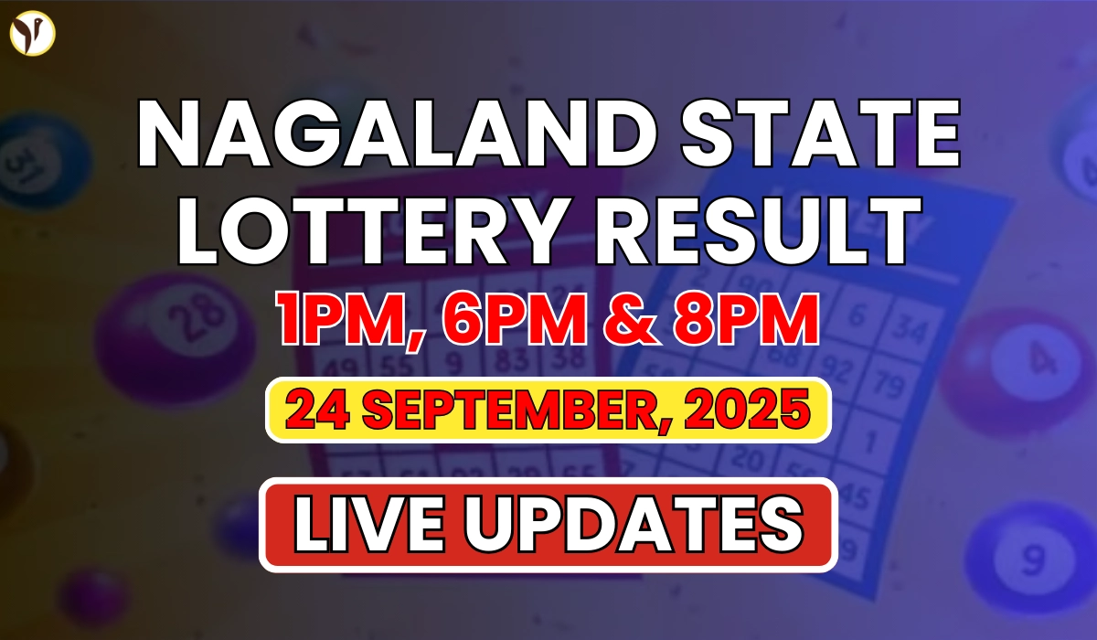 Nagaland State Lottery Result Today 24 September 2025