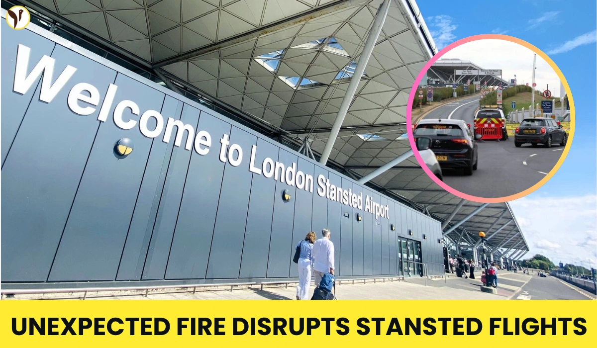 stansted airport fire 2025