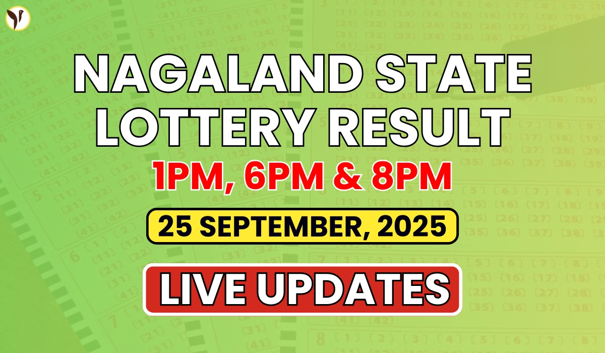 Nagaland State Lottery Result Today 25 September 2025
