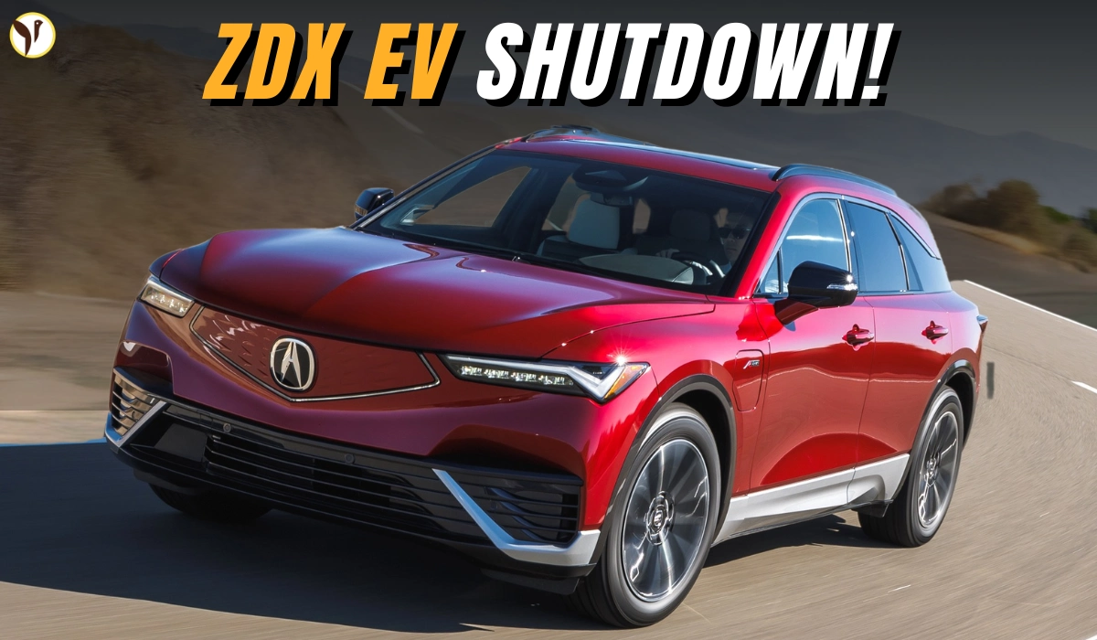 Acura ZDX discontinued