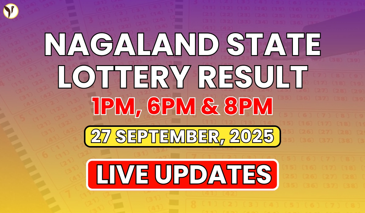 Nagaland State Lottery Result Today 27 September 2025