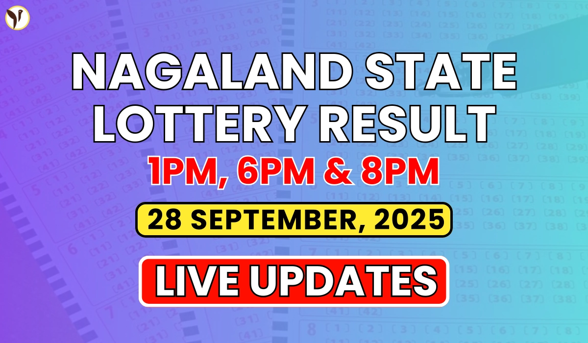 Nagaland State Lottery Result Today 29 September 2025 Monday